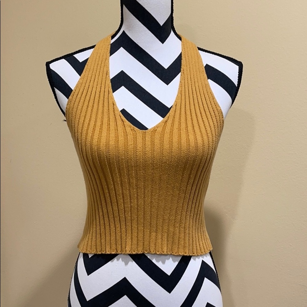 Yellow Halter Top